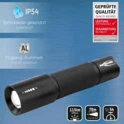 ANSMANN AG LED Taschenlampe M100F batteriebetrieben^ Taschenlampen