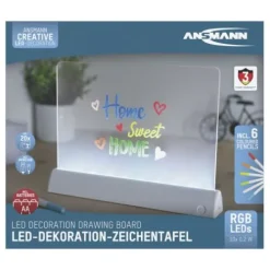 ANSMANN AG LED-Dekorationzeichentafel batteriebetriebenkabelgebunden^ Spezial-lichter