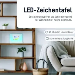 ANSMANN AG LED-Dekorationzeichentafel batteriebetriebenkabelgebunden^ Spezial-lichter