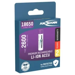ANSMANN AG Li-Ion Akku 18650 2600 mAh^ Akkus