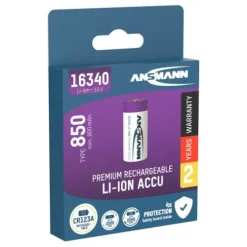 ANSMANN AG Li-Ion Akku 16340 / RCR123 850 mAh^ Akkus