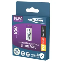 ANSMANN AG Li-Ion Akku 16340 / RCR123 850 mAh^ Akkus