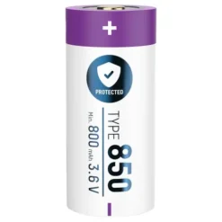 ANSMANN AG Li-Ion Akku 16340 / RCR123 850 mAh mit USB Typ-C Ladebuchse^ Akkus