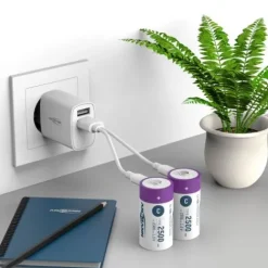 ANSMANN AG Li-Ion Akkus Baby C Typ 2500 (min. 2300 mAh) 2er Papierblister^ Akkus