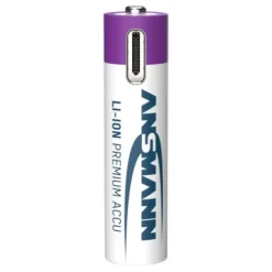 ANSMANN AG Li-Ion Akkus Micro AAA Typ 500 (min. 400 mAh) 4er Papierblister^ Akkus