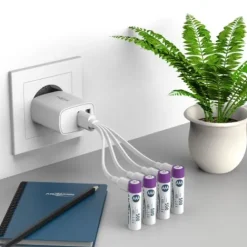 ANSMANN AG Li-Ion Akkus Micro AAA Typ 500 (min. 400 mAh) 4er Papierblister^ Akkus