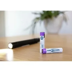 ANSMANN AG Li-Ion Akkus Micro AAA Typ 500 (min. 400 mAh) 4er Papierblister^ Akkus