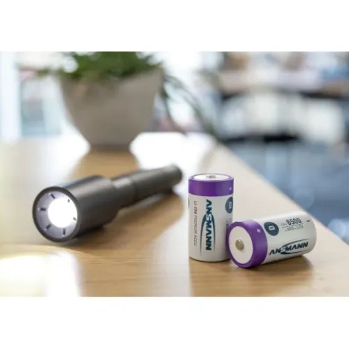 ANSMANN AG Li-Ion Akkus Mono D Typ 6000 (min. 5400 mAh) 2er Papierblister^ Akkus