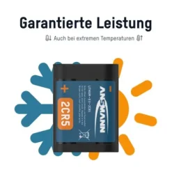 ANSMANN AG Lithium Batterie 2CR5^ Spezialzellen Batterien