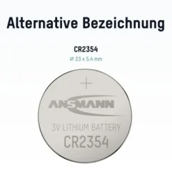 ANSMANN AG Lithium Knopfzelle CR2354^ Knopfzellen Batterien