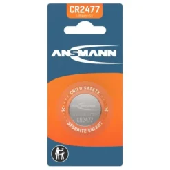 ANSMANN AG Lithium Knopfzelle CR2477^ Knopfzellen Batterien