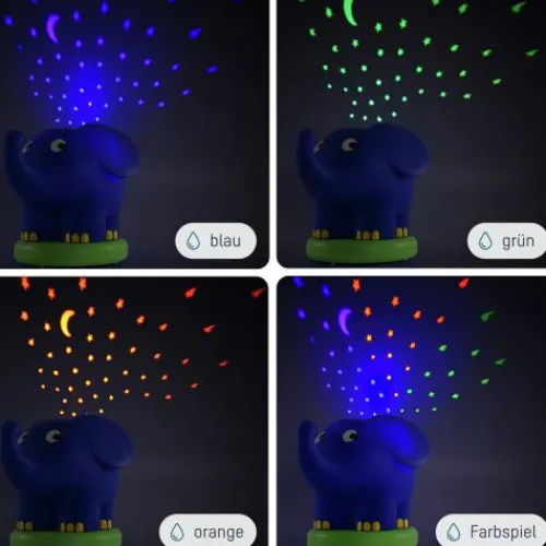 ANSMANN AG Musik-Sternenlicht Elefant^Kinder Maus & Elefant