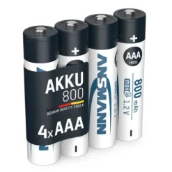 ANSMANN AG NiMH Akku Micro AAA 800 mAh maxE 4er Blister^ Akkus
