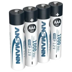 ANSMANN AG NiMH Akku Micro AAA Typ 1000 (min. 950 mAh) 4er Blister^ Akkus