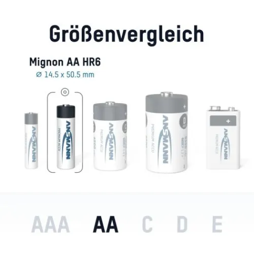 ANSMANN AG NiMH Akku Mignon AA 2100 mAh maxE 2er Blister^ Akkus