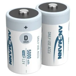 ANSMANN AG NiMH Akku Mono D 5000 mAh maxE 2er^ Akkus