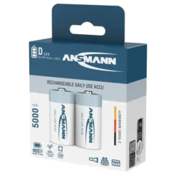 ANSMANN AG NiMH Akku Mono D 5000 mAh maxE 2er^ Akkus
