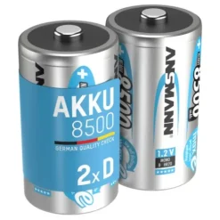 ANSMANN AG NiMH Akku Mono D 8500 mAh maxE 2er Blister^ Akkus