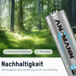 ANSMANN AG NiMH Akku Mono D 8500 mAh maxE 2er Blister^ Akkus