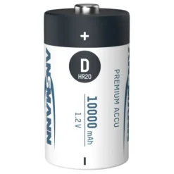 ANSMANN AG NiMH Akku Mono D Typ 10000 (min. 9300 mAh) maxE 2er Blister^ Akkus