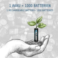 ANSMANN AG NiZN Akku Mignon AA 2500mWh 4er^ Akkus