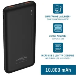 ANSMANN AG Powerbank 10000 mAh^ Schnelllade-powerbanks