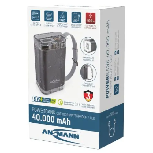 ANSMANN AG Powerbank PB4100^ Schnelllade-powerbanks