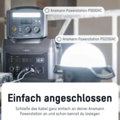 ANSMANN AG Powerstation Jumpstart Adapter^ Zusatzakkus & Kabel