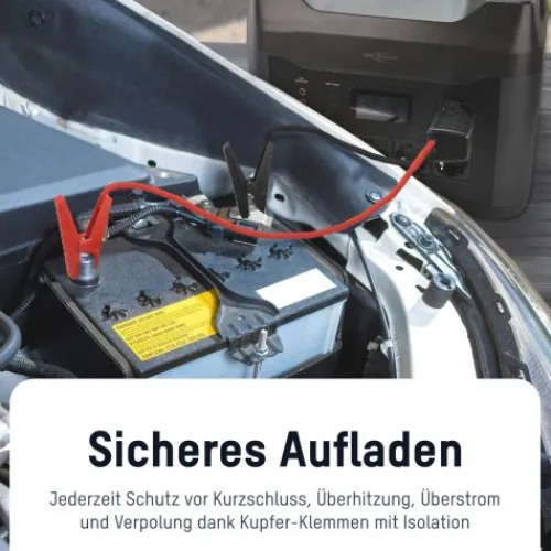 ANSMANN AG Powerstation Jumpstart Adapter^ Zusatzakkus & Kabel