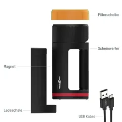 ANSMANN AG Profi-Handscheinwerfer HS20R Pro wiederaufladbar^ Handscheinwerfer