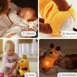 ANSMANN AG Schlummer-Nachtlicht Maus^Kinder Maus & Elefant