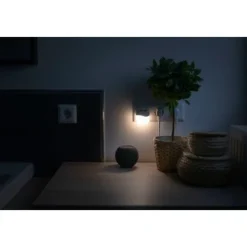 ANSMANN AG Steckdosennachtlicht NL15AC + 2USB^ Nachtlichter