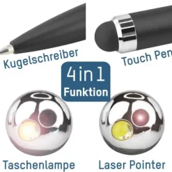 ANSMANN AG Stylus Touch 4in1^ Spezial-lichter