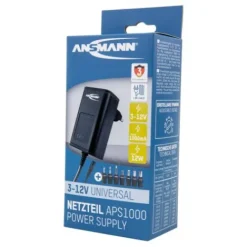 ANSMANN AG Universal-Netzteil APS 1000 max. 1 A/12 W bei 3 - 12 V DC^ Netzteile