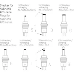 ANSMANN AG Universal-Netzteil APS 2250H max. 2,25 A/27 W bei 12 - 24 V DC^ Netzteile