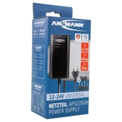 ANSMANN AG Universal-Netzteil APS 2250H max. 2,25 A/27 W bei 12 - 24 V DC^ Netzteile