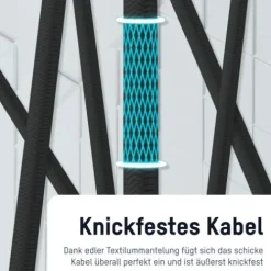 ANSMANN AG USB Typ-C Kabel, 200 cm, anthrazit^ Typ C