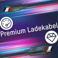 ANSMANN AG USB Typ-C Kabel, 200 cm, anthrazit^ Typ C