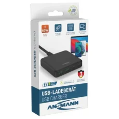 ANSMANN AG USB-Ladegerät Desktop Charger DC465PD / 3,25 A / 65 W / 4 Port^ Usb-ladegeräte