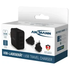 ANSMANN AG USB-Ladegerät Travel Charger TC315 / 3 A / 15 W / 3 Port^ Usb-ladegeräte