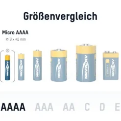 ANSMANN AG X-Power Alkaline Batterie Mini AAAA / LR8 2er Blister^ Batterien