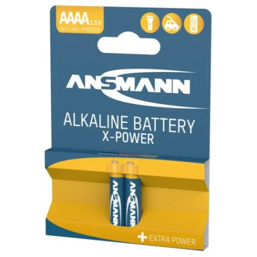 ANSMANN AG X-Power Alkaline Batterie Mini AAAA / LR8 2er Blister^ Batterien