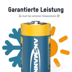 ANSMANN AG X-Power Alkaline Batterie Baby C / LR14 2er Papierblister^ Batterien
