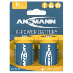 ANSMANN AG X-Power Alkaline Batterie Mono D / LR20 2er Papierblister^ Batterien