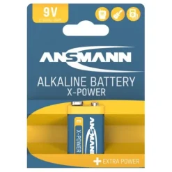 ANSMANN AG X-Power Alkaline Batterie Block E / 6LR61 1er Papierblister^ Batterien