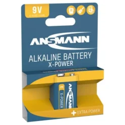 ANSMANN AG X-Power Alkaline Batterie Block E / 6LR61 1er Papierblister^ Batterien