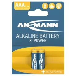 ANSMANN AG X-Power Alkaline Batterie Micro AAA / LR03 2er Papierblister^ Batterien