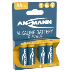 ANSMANN AG X-Power Alkaline Batterie Mignon AA / LR6 4er Papierblister^ Batterien
