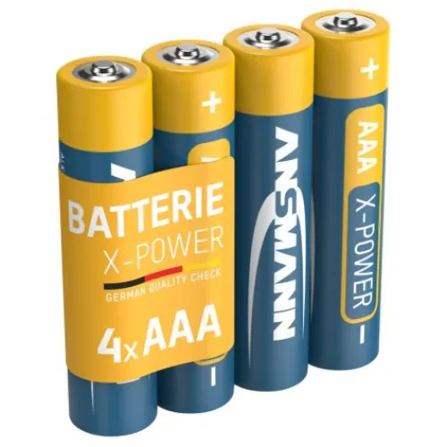 ANSMANN AG X-Power Alkaline Batterie Micro AAA / LR03 4er Papierblister^ Batterien
