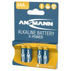 ANSMANN AG X-Power Alkaline Batterie Micro AAA / LR03 4er Papierblister^ Batterien